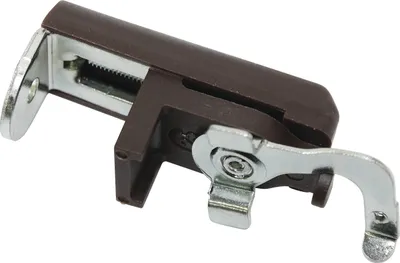 Produktbild von Gardinia Klemmträger für Aluminium-Jalousien braun, Metall, 2 Stück
