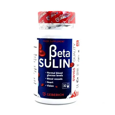 Produktbild von BetaSulin – Nahrungsergänzungsmittel mit Pflanzenextrakten, Vitaminen und Chrom | 30 Kapseln