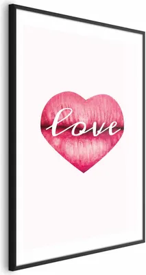 Produktbild von Posterpapier Poster - Loving Lips 60x90 cm Text m-C-0325-ao-a