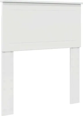 Image de Tête de lit Blanc Brillant Bois d'ingénierie