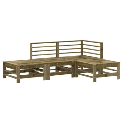 Produktbild von vidaXL 4-tlg. Garten-Lounge-Set Kiefernholz Imprägniert