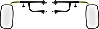 Productafbeelding van Set van 2 buitenspiegels met spiegelarmen voor tractoren en graafmachines, 285 × 150 mm