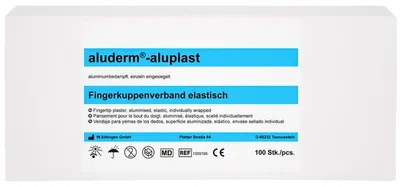 Produktbild von Söhngen Aluderm elastischer Fingerkuppenverband 100 Stück 4,3 x 7,2 cm