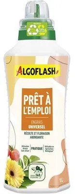 Immagine prodotto di Fertilizzante universale, ALGOFLASH Naturasol, pronto all’uso, 1 L, UAB