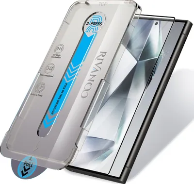 Produktbild von 1-Pack Samsung Galaxy S24 Ultra Displayschutzfolie - Gehärtetes Glas | [Automatische Installation] - Blasenfrei