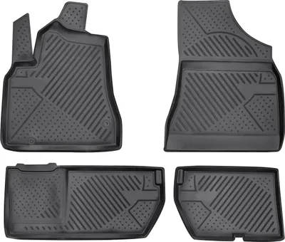 Zdjęcie produktu dla 2008-2018 Citroen Berlingo dywaniki podłogowe TPE czarne 4 szt