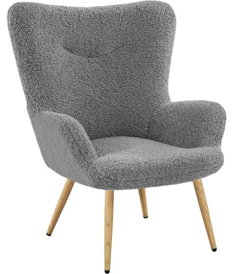 Productafbeelding van Elegante fauteuil met klapbare rugleuning - Grijs