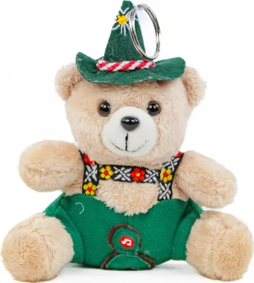 Produktbild von Schlüsselanhänger Jodelbär 13 cm grün