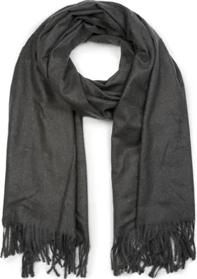 Produktbild von styleBREAKER Uni Schal mit Fransen | weiches Viskose Tuch in Uni Farbe | langer Winterschal für Damen und Herren | Große Farbvielfalt
