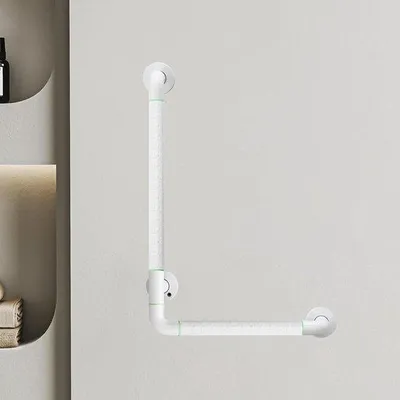 Produktbild von Sicherheitshandgriff Antirutsch - Badezimmer Sicherheit - Starke Saugleistung - 10x5x0,1 cm - Weiß