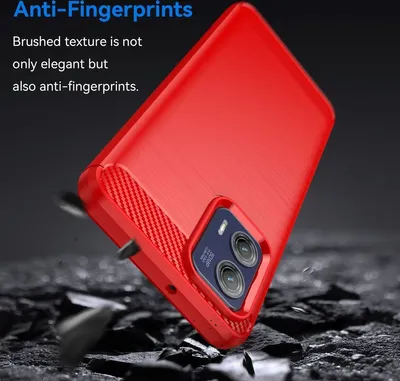Produktbild von König Design Hülle kompatibel mit Kunststoff Soft Handyhülle - Handy Case Rot