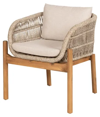Produktbild von home24 Loungesessel - 2er-Set - Beige / Braun - Polyester - Stahl - 65 x 71 x 65 cm
