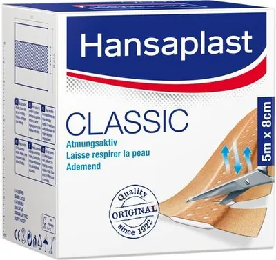 Obrázek produktu pro Hansaplast Pflaster CLASSIC 7577582 8cmx5m