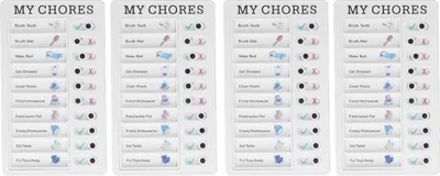 Obrázek produktu pro Checklist Board,Chore Checklist,Chore Chart,Chore Chart Memo Checklist Board,Chores Chart Kids,Chore Board