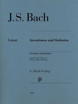 Obrázok produktu pre Inventionen und Sinfonien für Klavier zu zwei Händen. Urtextausgabe ohne Fingersatz