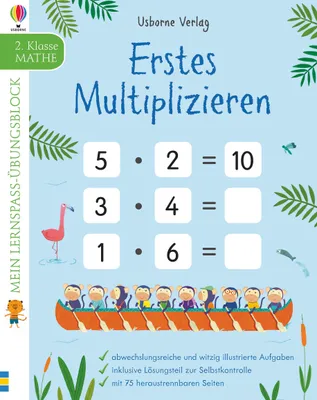 Produktbild von Mein Lernspaß-Übungsblock: Erstes Multiplizieren (2. Klasse)