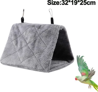 Produktbild von Vogel,Papagei,Hängematte,hängen,Höhle,Käfig,Vogelnest,Plüsch,Hütte,Zelt,Bett,Warmes,Vogel,Winternesthaus,oder,Käfig-Spielzeug,für,Ara,Wellensittiche,Nymphensittiche,Kakadu,Kanarienvögel