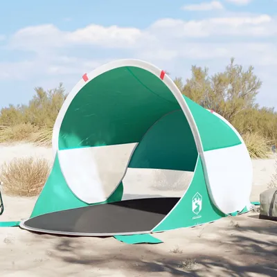 Produktbild von "2026 Promotion" Strandzelt 2 Personen, Familienzelt UV-Schutz, Seegrün Pop-Up Wasserdicht - Campingzelte CC23060