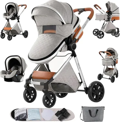 Image de Siège auto pour bébé, conception légère, utilisation multifonctionnelle, XV9-GRIS CLAIR