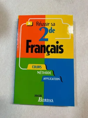 Image de Français, Réussir sa 2nde