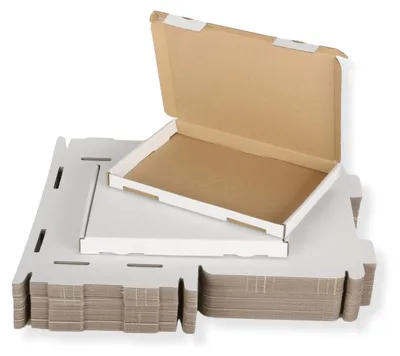 Produktbild von Großbriefkarton DIN A4 - 350 x 250 x 20 mm, weiß 40 Stück