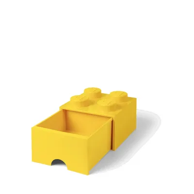 Productafbeelding van LEGO 40051732 LEGO Opbergdoos, BRICK DRAWER 4, 1 lade, geel