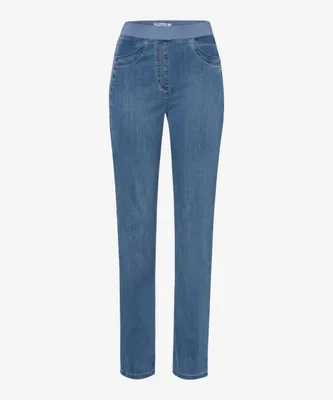 Produktbild von Slim Fit Jeans für Damen in unifarben