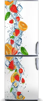 Produktbild von Tulup Kühlschrankdekoration - Magnetmatte - 60 cm x 180 cm - Magnet auf dem Kühlschrank - Obst Und Eis