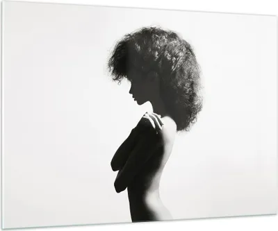 Produktbild von Bilder auf glas - Einteilig - Frau Nacktheit Körper - 100x70cm - Glasbilder - Wandbilder - Bilder - zum Aufhängen bereit - Wanddekoration aus Glas - Glas Bilder - Wandbild auf Glas - GAA100x70-4946