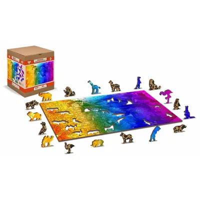 Produktbild von WOODEN CITY Holzpuzzle Vogelparadies 2in1, 300 Teile ECO