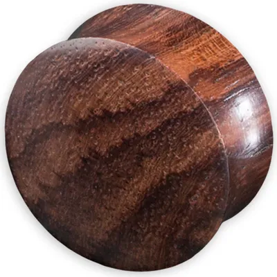 Produktbild von viva-adorno 1 Stück 22mm Double Flared Flesh Plug Tunnel aus Holz verschiedene Holzarten zur Auswahl Größe 2 - 30mm WP1,Sono Holz