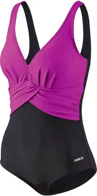Produktbild von Badeanzug D-Cup Ladies Polyamid schwarz/rosa Größe 40