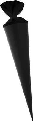Produktbild von Goldbuch Bastelschultüte 70cm mit farbigem Filzverschluss schwarz