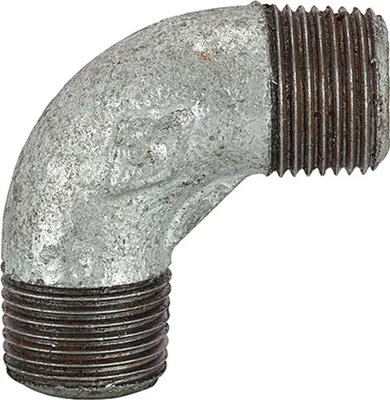 Produktbild von Riegler Winkel 94, 90°, AG/AG, R 2, schwarzer Temperguss feuerverz.