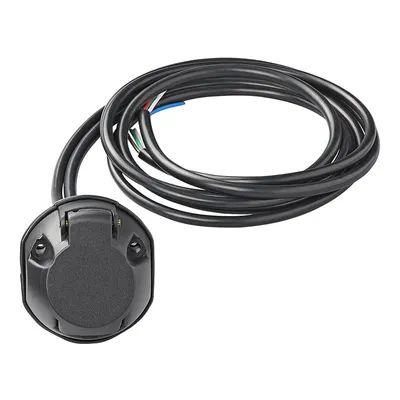 Produktbild von Vorverdrahtete Steckdoseneinheit 7+1-polig PVC + 1,50 m Kabel 8 Drähte