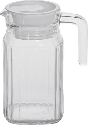 Zdjęcie produktu dla Esmeyer Arcoroc Glaskrug "Quadro", mit Deckel, 1,1 Liter