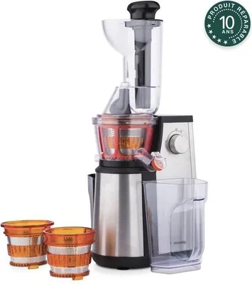 Obrázok produktu pre Odšťavovač, vertikálny Vitalice GSX22, 400 W, 1 l, nerezová oceľ/čierna, sitko na smoothie a sorbet