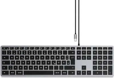 Produktbild von Satechi Slim W3 USB-C Wired Keyboard-DE (German)