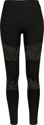 Produktbild von Urban Classics Leggings Damen Ladies Lace Inset Leggings schwarz L