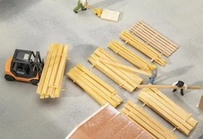 Produktbild von Faller 180870 H0 Bausatz Bretterstapel