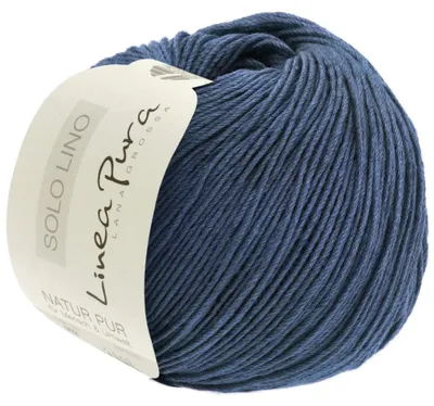 Produktbild von Lana Grossa - Solo Lino 0013 stahlblau