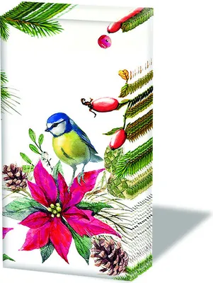 Produktbild von Weihnachten - Taschentücher  21,5 x 22 cm – 4-lagig – 10 Stück pro