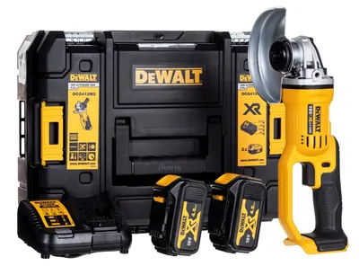 Produktbild von DeWalt DCG412M2 Akku 18 V 4,0 Ah Winkelschleifer