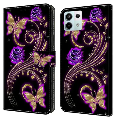 Produktbild von Für Xiaomi Redmi Note 13 Pro / Poco X6 Kunst-Leder Book Handy Tasche Motiv 9 Hülle Etuis Schutz