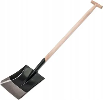 Produktbild von Sandspaten Metall 24 X 130 Cm FEINZ Robuster Griff Ideal Für Garten Und Bauarbeiten