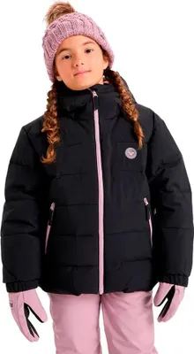 Produktbild von Roxy Snowy Hill Puffy Jacke Schwarz 8 Years Mädchen Schwarz 8 Years