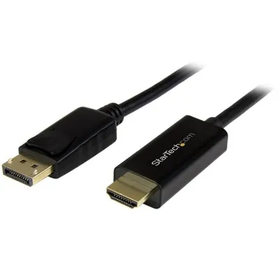 Produktbild von StarTech.com DP2HDMM5MB DisplayPort auf HDMI Kabel 5m – Ultra HD 4K 30Hz Adapterkabel Stecker/Stecker
