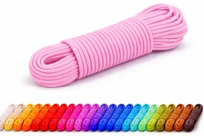 Produktbild von Gummikordel, 3 mm, Hellrosa, 5 Meter - Elastisches Gummiband für Bastelarbeiten