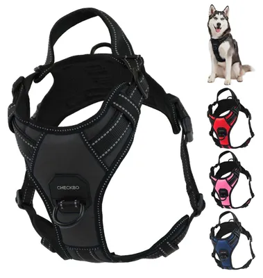 Image de Harnais pour chien anti-fuites et anti-traction, pour chiens de taille moyenne à grande