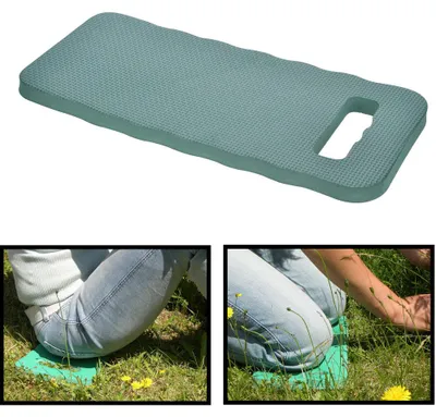 Productafbeelding van Decopatent® Kniekussen tuin - Kniebescherming - Kussen voor onder de knie - Kniemat - Zacht - Groen - 40.5 x 18 x 2 Cm.